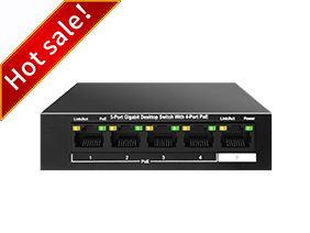 5-port Gigabit 4-port POE power supply switch
